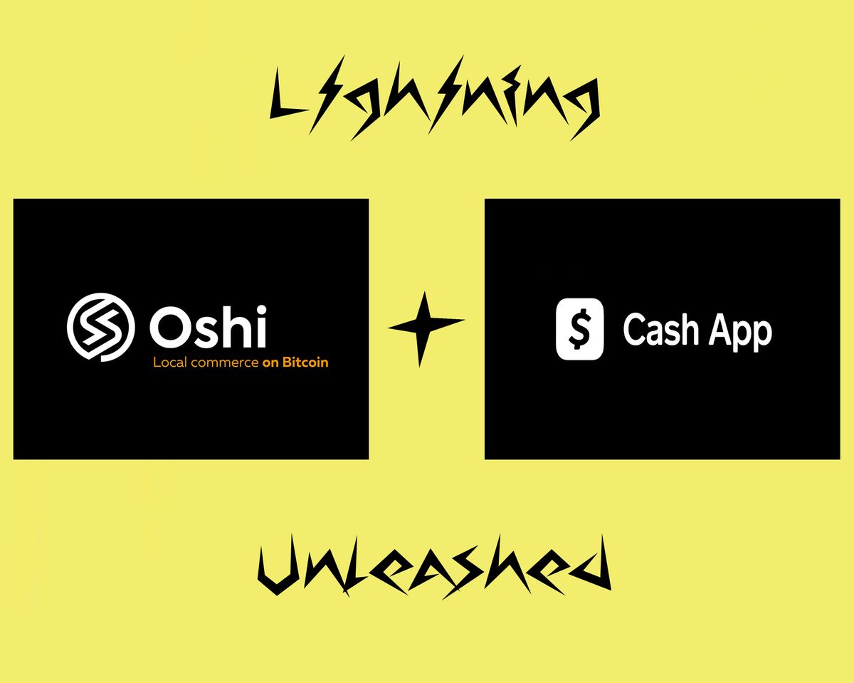 ⚡ Lightning Unleashed: Oshi + Cash app