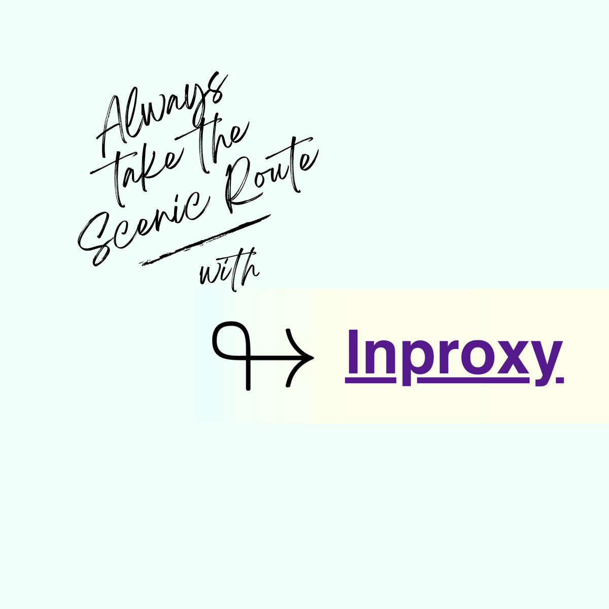 Always Take the Scenic Route with lnproxy