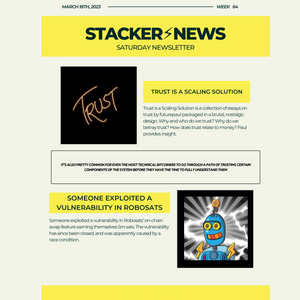 "Only Two Beers" - Stacker News Saturday Newsletter