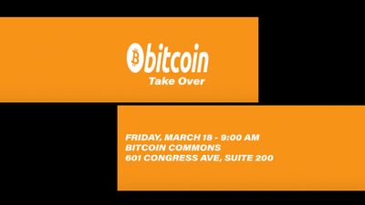 The Bitcoin Takeover Event is Tomorrow!