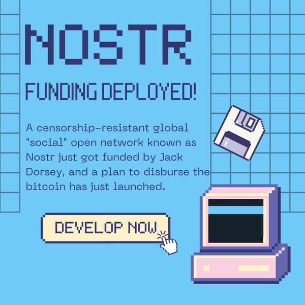 🤯 Jack funds the Nostr community with 14BTC!